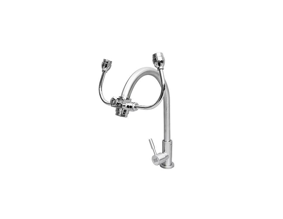 Facuet-Mounted Eye Washer