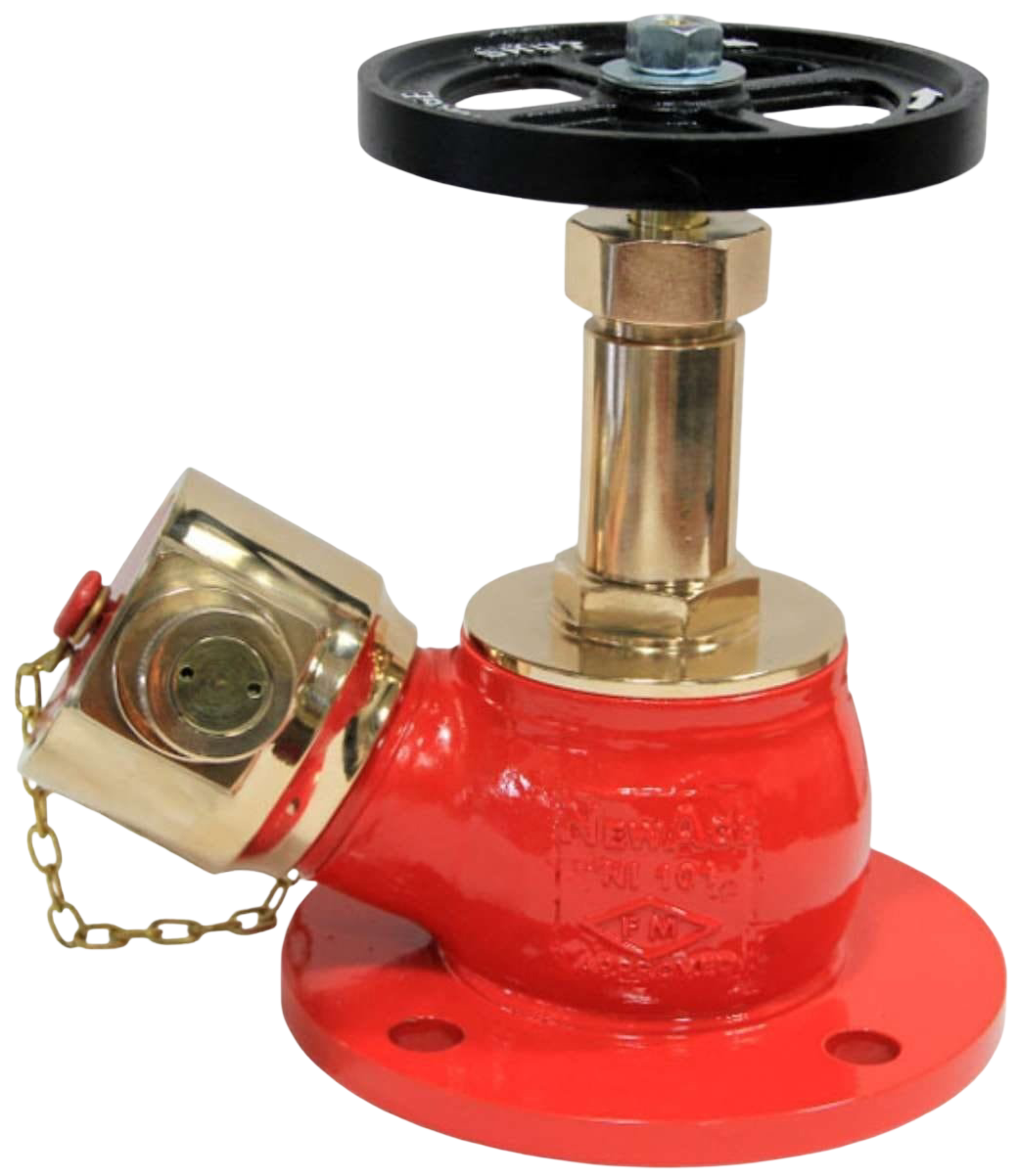 Oblique Landing Valve, Flanged Inlet