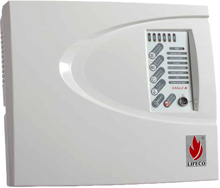 Fire Alarm Panel 6 Zone